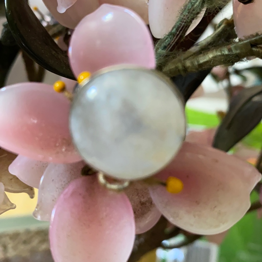 Vintage 925 Moon Stone Ring